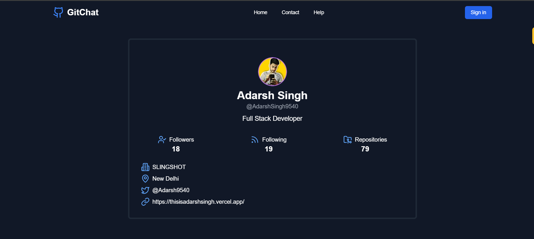 IndiBlog Screenshot 1